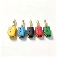 Prise banane en laiton plaqué or 4 mm, connexion rapide sans soudure, 1000 V 32 A, prise haute intensité PA pour équipement de test de puissance en laboratoire
