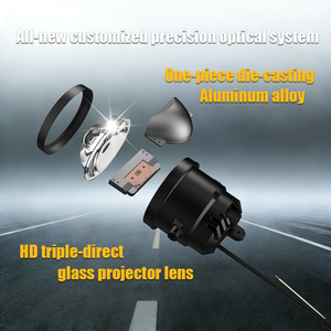 Projecteur à <span class=keywords><strong>diode</strong></span> à faisceau haut et bas, style populaire, facile à installer, 6500K, haute puissance, T3 PRO 45W, feux de route, feux antibrouillard - Product Image 3