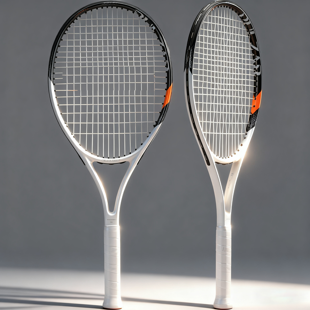 High Performance Carbon Fiber Tennis Racket  Lightweight Durable Frame with Enlarged Sweet Spot for Power and Control