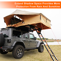 Tente de toit légère pour voiture, facile à installer, pour camping en famille, SUV, véhicule tout-terrain, imperméable