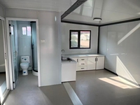 Rumah Prefab Modern Mudah Dirakit, Villa 3 Kamar Tidur, Beranda Luas, Atap Miring, Rumah Kontainer Lepas Pasang dengan Kamar Mandi dan Dapur
