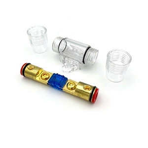 Modèle chaud Mini ANL porte-<span class=keywords><strong>fusible</strong></span> automatique 4 ~ 8GA en alliage de Zinc 60A bloc de fusibles AFS Transparent pour voiture Audio nouvel état - Product Image 2