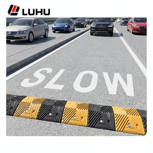 सड़कों के लिए पीले और काले रबर की गति यातायात सुरक्षा गति टक्कर - Product Image 2