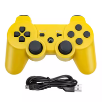 Dual-Vibration BT Kabelloser Videospiel-Controller für PS3 Gamepad Joystick Joypad Spielgriff Manette mit USB-Kabel