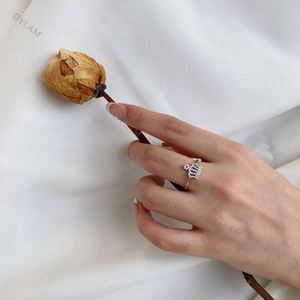 Bijoux Dylam en stock, faible MOQ, livraison rapide, accessoires, pierres CZ 5A, argent sterling S925, bagues de fiançailles pour femmes - Product Image 2