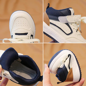 Chaussures de sport respirantes et écologiques pour enfants printemps-automne – Chaussures de papa chaudes pour garçons, chaussures légères et souples blanches pour bébés filles - Product Image 2