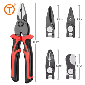 5 In 1 Multifunction Removable Versatile Head Wire Cut Stripping Tool Pliers Set