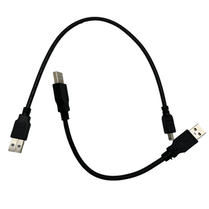 나사 패널 케이블 연장 USBA 수 케이블로 USB AM에서 USB AM - Product Image 2
