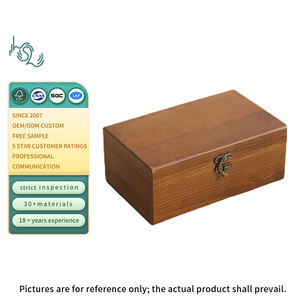 Caja <span class=keywords><strong>de</strong></span> Herramientas <span class=keywords><strong>de</strong></span> Costura <span class=keywords><strong>de</strong></span> Madera <span class=keywords><strong>de</strong></span> Pino Vintage, Juego <span class=keywords><strong>de</strong></span> Cestas <span class=keywords><strong>de</strong></span> Costura Portátiles <span class=keywords><strong>de</strong></span> Arte Popular, Técnica Pintada, Ecológica, para el Hogar - Product Image 1