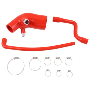 Kit de colector de admisión de silicona para turbocompresor para BMW F20 F30 F35 116i 118i Rojo - Product Image 2