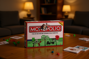 Jeu de société Monopoly, puzzle en papier pour enfants de 4 à 6 ans, jeu familial classique - Product Image 2