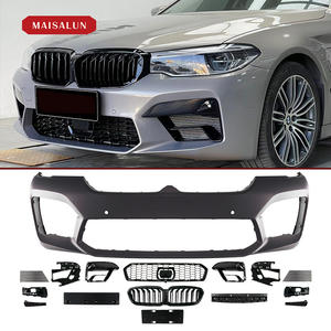 Kit de carrocería de Material PP para Bmw <span class=keywords><strong>serie</strong></span> 5 G30 G38, Kit de carrocería para coche, mejora 2021 M5, incluye parachoques delantero y trasero, falda lateral, spoiler, 2022 - Product Image 2