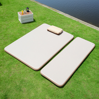 Matelas gonflable en PVC sûr et respectueux de la peau, tapis de couchage portable, pliable, facile à ranger, lit gonflable pour les voyages et la randonnée