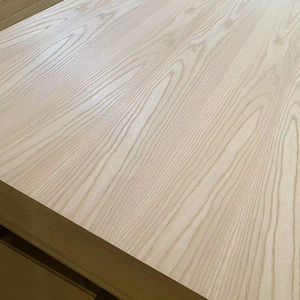 Panneau MDF en contreplaqué plaqué fantaisie en bois de chêne <span class=keywords><strong>rouge</strong></span> naturel pour murs/sols/meubles/armoires - Product Image 1