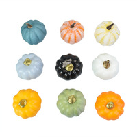 Maison Thanksgiving coloré citrouilles artificielles récolte en vrac réaliste citrouille fausse mousse citrouille automne automne Halloween fête