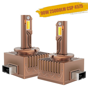 หลอดไฟหน้ารถยนต์ LED 3 สี 3000K 4300K 6500K รุ่น D ซีรีส์ D1S D2S D3S D4S ไฟ LED รถยนต์แบบสามสี - Product Image 6