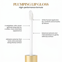 Logo personnalisé brillant à lèvres hydratant repulpant brillance formule non collante tenue longue durée hydratant maquillage des lèvres liquide végétalien