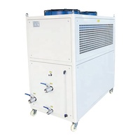 Refroidisseur d'eau industriel à air refroidi certifié CE Honeywell R32 R410A R407C R134A R404A R22 10HP