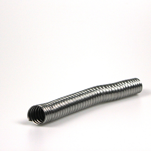 JUWANTE BXG-2 1 1/2 25mm <span class=keywords><strong>3</strong></span>/<span class=keywords><strong>4</strong></span>\" Conducto <span class=keywords><strong>Flexible</strong></span> de Acero Cuadrado con Bloqueo, Mangueras Metálicas de Acero Inoxidable, Negro Gris, Resistente a las Llamas para - Product Image 3
