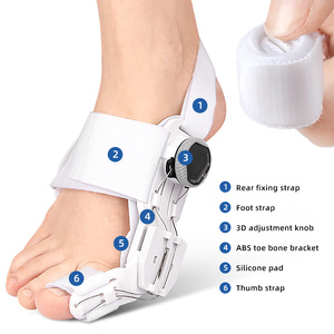 <span class=keywords><strong>Correcteur</strong></span> d'<span class=keywords><strong>hallux</strong></span> <span class=keywords><strong>valgus</strong></span> pour gros orteil, séparateur d'orteils superposés, ajustable, redresseur d'orteils, tissu respirant - Product Image 6