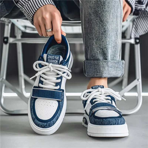 Zapatos Deportivos Casuales de Cuero de Lujo para Hombre, Calzado Transpirable para Verano, Zapatillas de Diseñador para Hombre, Zapatos de <span class=keywords><strong>Skate</strong></span> Inclinados - Product Image 3