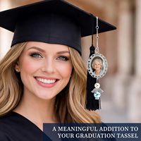 Breloque de remise de diplôme en forme d'ailes d'ange pour toque de graduation, accessoires pour photos, cadeau de remise de diplôme significatif pour elle, promotion 2026