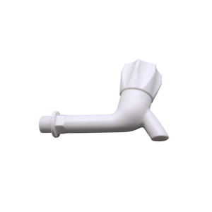 White Color New Big Handle Design Durable PP Plastic DN15 Water Faucet for Kitchen Bathroom - Product Image 5