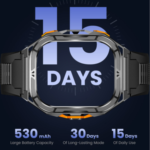 X5 1.96 "AMOLED HD hiển thị 5ATM không thấm nước SmartWatch Dual Band GPS 100 + multi-thể thao chế độ tập thể dục Tracker ngoài trời smartwatches - Product Image 6