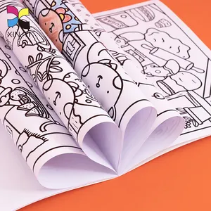 Hochwertiges Kinder farb füllbuch angepasstes magisches Malbuch für Kinder