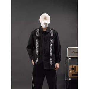 Vacaciones de verano personalizado al por mayor playa Casual camisas de los hombres 100% algodón clásico de alta calidad de manga larga Guayabera camisas personalizadas - Product Image 6