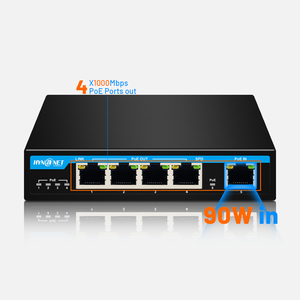 4-<strong>Port</strong> <strong>Poe</strong> Extender 100M Extension Gigabit 60W 4 Channel Network <strong>Switch</strong> 1 In 4 Out <strong>PoE</strong> 4 <strong>Port</strong> 100M <strong>PoE</strong> Network Extender - Product Image 4