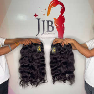 มัดผมหยักศกสำหรับวัดในอินเดียผมดิบที่ยังไม่ผ่านกระบวนการผู้จำหน่ายผมดิบ - Product Image 1