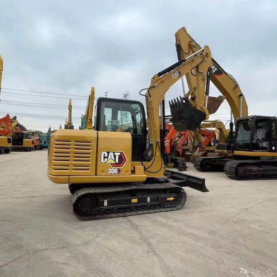 Экскаватор Caterpillar Cat306, 6 тонн, 306 мини-экскаватор, подержанный гусеничный экскаватор, Строительная техника, оригинальная CE