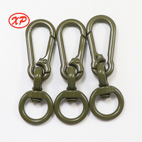 Clip de suspension polyvalent en alliage de zinc, classique, luxueux et durable, avec mousqueton pivotant robuste pour porte-clés, couleur personnalisable