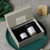 Coffret cadeau de bougie parfumée de parfum de maison avec logo personnalisé emballage de diffuseur de luxe à roseaux et coffret cadeau de bougie