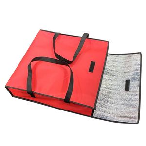 Sac de livraison de pizza frais personnalisé grand format avec logo / Sac isotherme carré de gros avec poignée Icome Bag - Product Image 1
