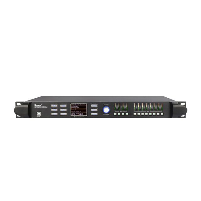 Digital 4 Input 8 Output Speaker Processor,DSP Audio Processor for Audio Digital Bass Processor & Sound Restoration, Crossover