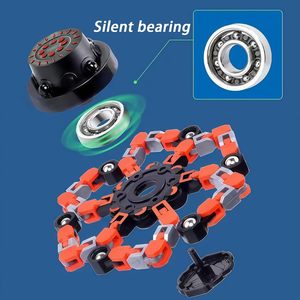 Fidget Spinners transformables, 12 Uds., giroscopio deformable, juguetes sensoriales para aliviar el estrés, para niños de 8 a 13 años, Unisex, de plástico, portátiles - Product Image 4