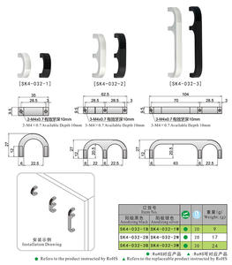 Manija <span class=keywords><strong>de</strong></span> puerta empotrada en U <span class=keywords><strong>de</strong></span> escoba <span class=keywords><strong>de</strong></span> <span class=keywords><strong>aluminio</strong></span> <span class=keywords><strong>de</strong></span> montaje en superficie industrial <span class=keywords><strong>de</strong></span> - Product Image 6