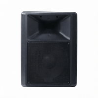 Speaker PA Pasif Profesional 10 Inch 250W, Kotak Suara Public Address dengan Kabinet Plastik untuk Aktivitas Hiburan KTV