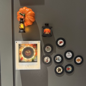 Imán Giratorio Personalizado para Refrigerador con Disco de Vinilo NFC, Adhesivo Acrílico LED para Refrigerador con Música, Foto Personalizada y Canción Coleccionable para Fans - Product Image 4