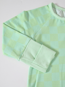 Ademend multicolor bamboe babykleding gestreept geruit pasgeboren op maat gemaakte bamboe pyjama's groothandel snelle verzending baby romper - Product Image 6