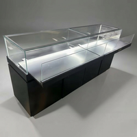 Vitrine élégante pour bijouterie, vitrine d'opticien, éclairage LED, armoire à montres et bijoux, comptoir de présentation de bijoux, design pour magasin