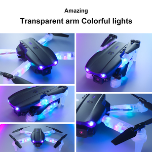 E88d e99d <span class=keywords><strong>Drone</strong></span> điều khiển từ xa với màn hình máy ảnh kép màu đèn wifi thông minh <span class=keywords><strong>Hover</strong></span> ngoài trời <span class=keywords><strong>selfie</strong></span> <span class=keywords><strong>drone</strong></span> Đồ chơi người mới bắt đầu bay không người lái - Product Image 4