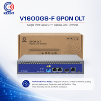 Puerto único GPON OLT Clase C +++ Web AC Compatible Multimarca ONT ONU para VSOL FTTH FTTB FTTC FTTX Fibra óptica SC