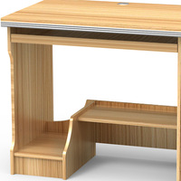 Ventes chaudes - Bureau de direction moderne en teck pour le bureau à domicile, table d'ordinateur avec serrure