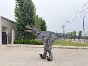Animatrónicos de Halloween, Dinosaurio Mecánico de Tamaño Real con Patas Ocultas, Disfraz de Raptor Caminante para <span class=keywords><strong>Parque</strong></span> <span class=keywords><strong>Temático</strong></span> <span class=keywords><strong>Jurassic</strong></span> <span class=keywords><strong>World</strong></span> - Product Image 6