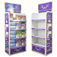 Présentoir à quantité minimale de commande basse avec logo personnalisé Étagères vides de haute qualité pour les magasins d'épicerie et les expositions commerciales