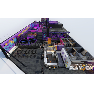 Bettaplay Parco Trampolini Commerciale Indoor di 1300 mq, Centro Giochi con Parete da Arrampicata e <span class=keywords><strong>Sala</strong></span> <span class=keywords><strong>Feste</strong></span> <span class=keywords><strong>per</strong></span> Centri Commerciali - Product Image 3