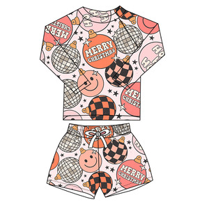 Babylovey - Conjunto de Traje de Baño Personalizado para Niños, <span class=keywords><strong>Camiseta</strong></span> de Manga Larga con Estampado, Pantalones Cortos de Baño Elásticos para Niños, Shorts de <span class=keywords><strong>Surf</strong></span> para Bebés - Product Image 1